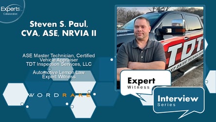 Steven S. Paul: An Automotive Lemon Law Expert Witness Interview