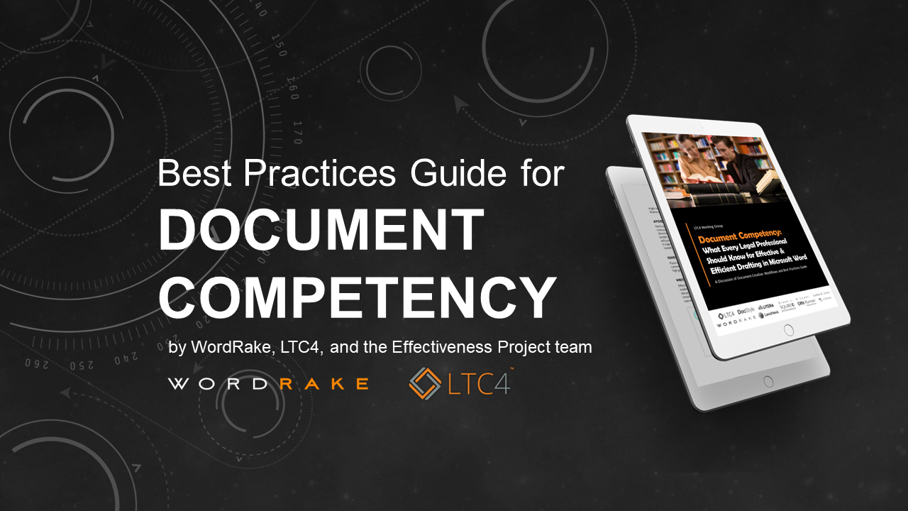 Title: Best Practices Guide for Document Competency by WordRake and LTC4