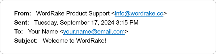 Mac License Delivery Email