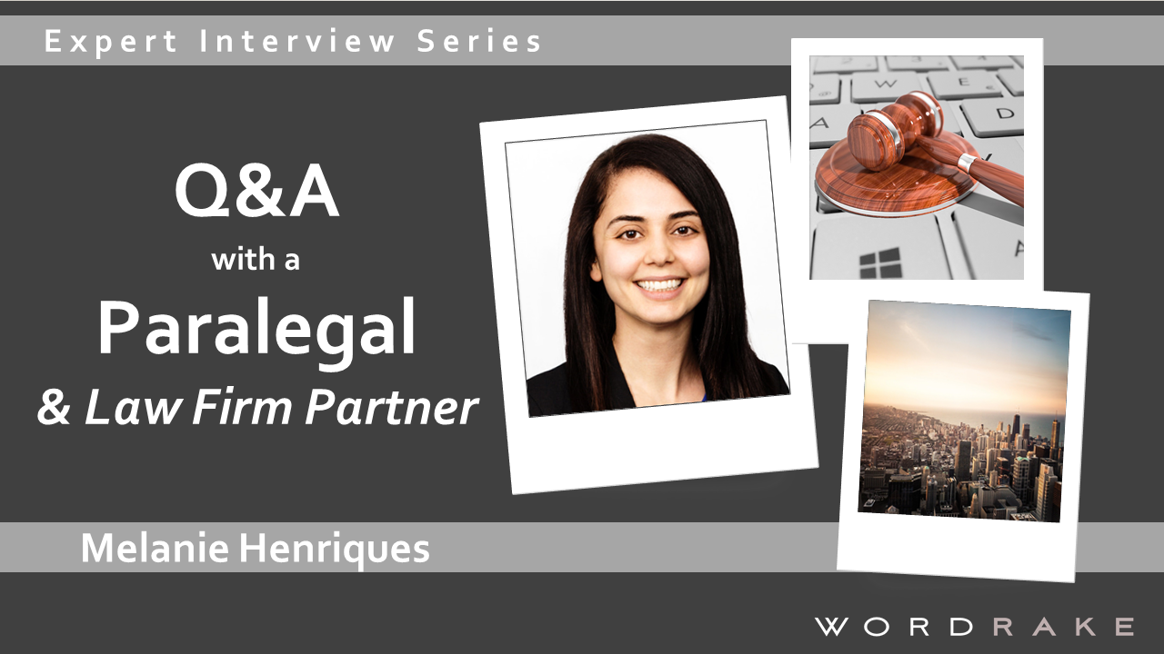 Q&A with Melanie Henriques, Law Firm Partner & Paralegal