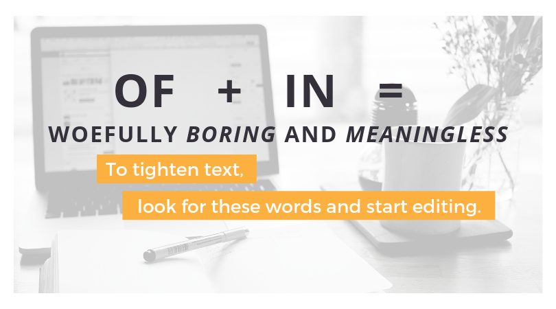 Of + IN Of + IN