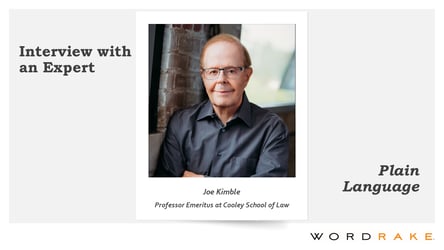 An Interview with Professor Joe Kimble