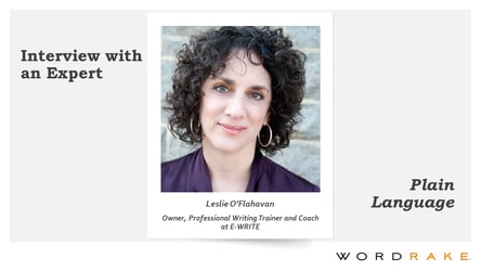 An Interview with Writing Coach Leslie O’Flahavan