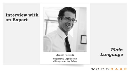 An Interview with Professor Stephen Horowitz