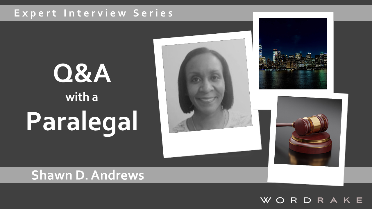 Q&A with Paralegal Shawn D. Andrews