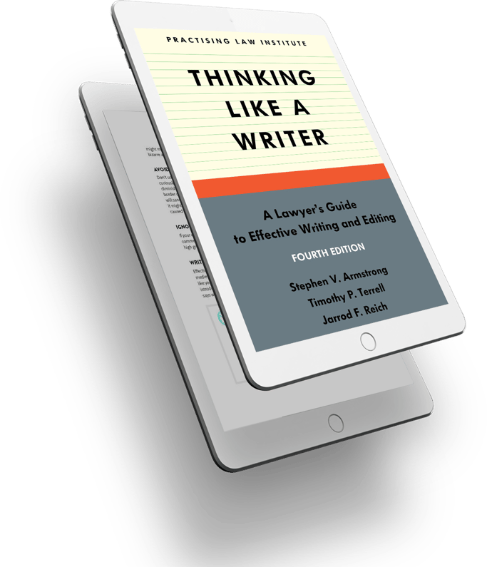 Thinking Like a Writer by Terrell, Armstrong, and Reich │ WordRake