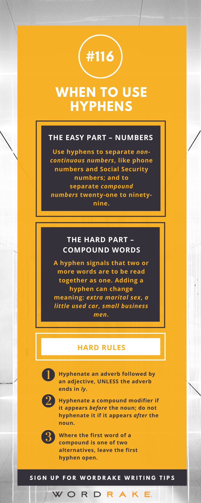 WT 116 - When to Use Hyphens (Long)