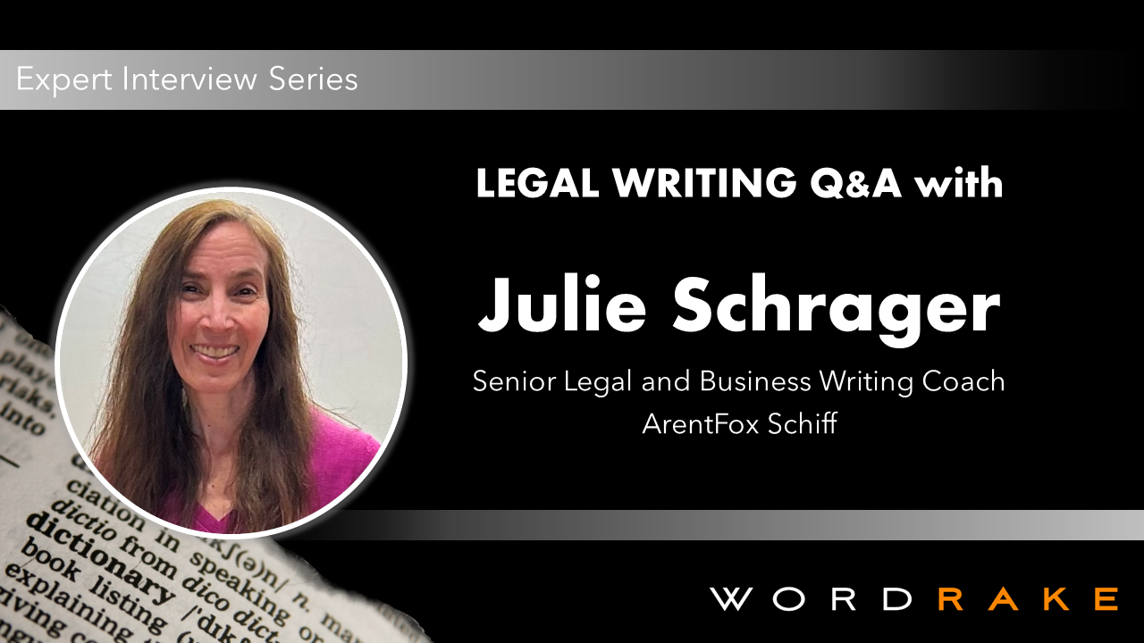 Legal Writing Coach Julie Schrager