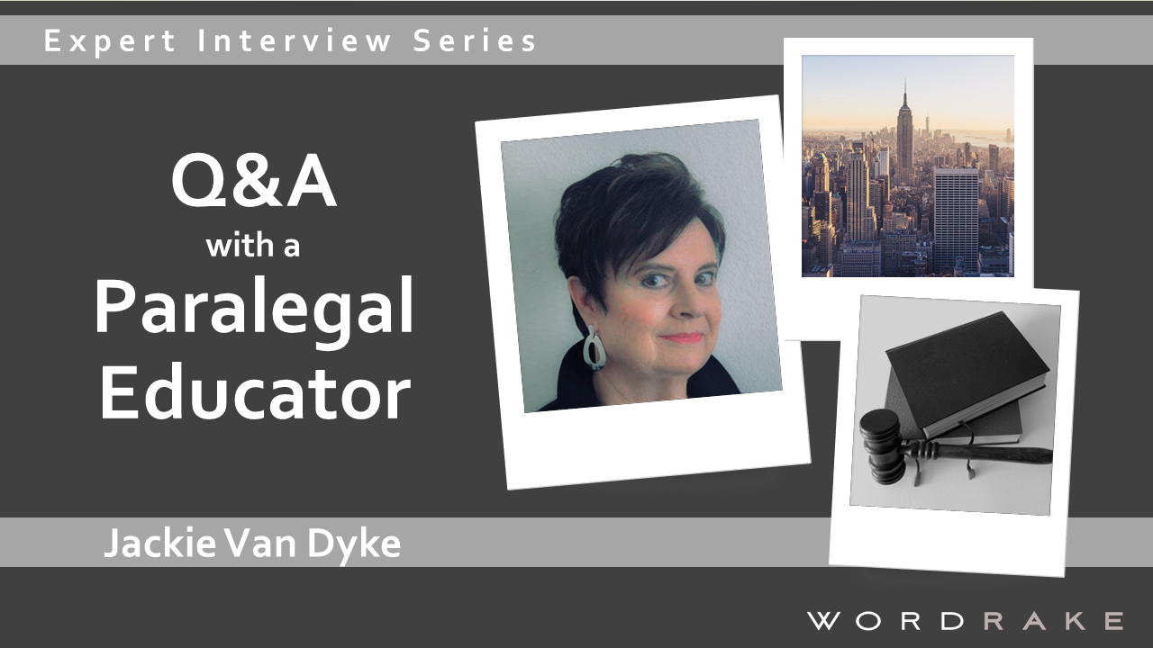 Q&A with Paralegal Educator Jackie Van Dyke