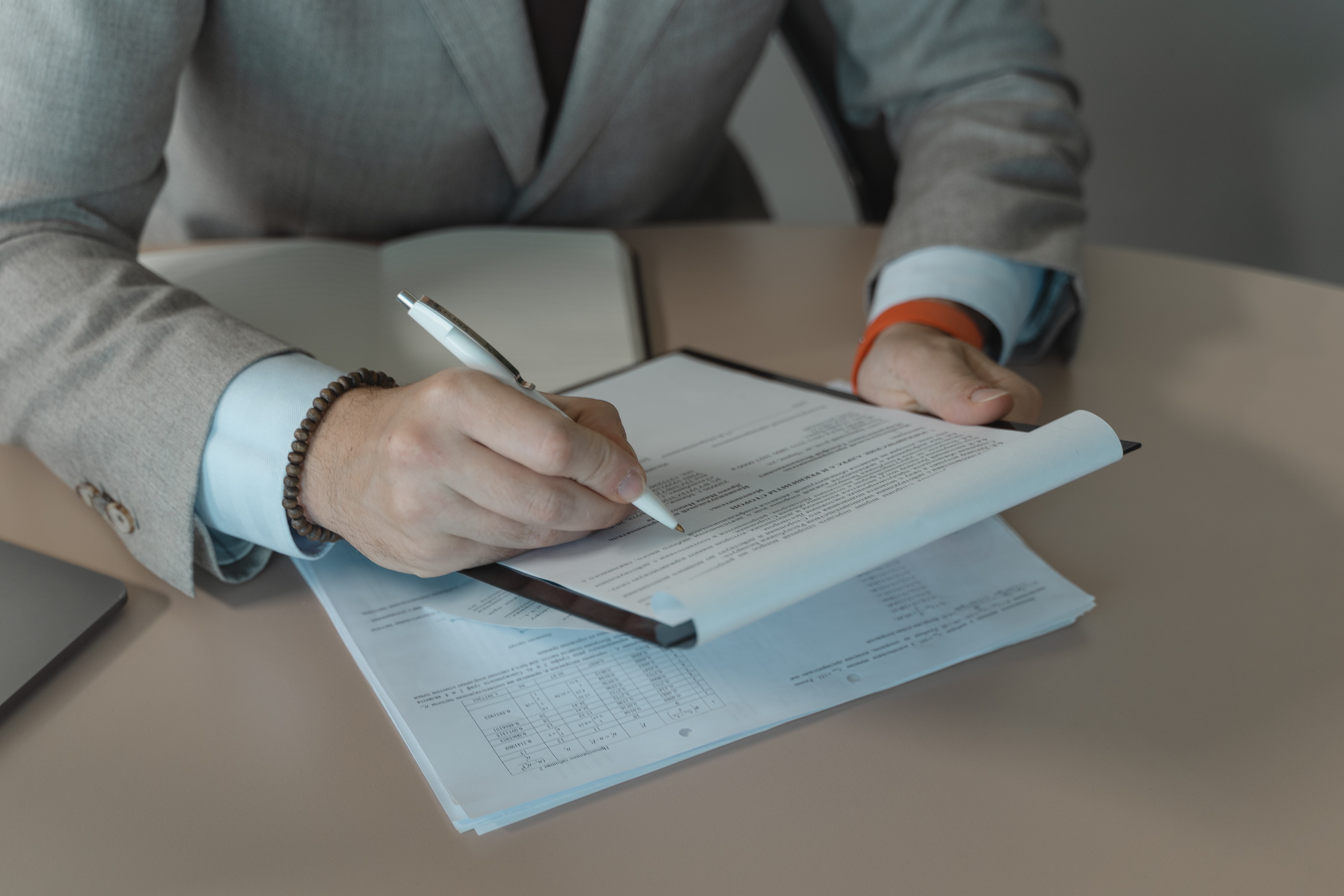 Business Person with Clipboard