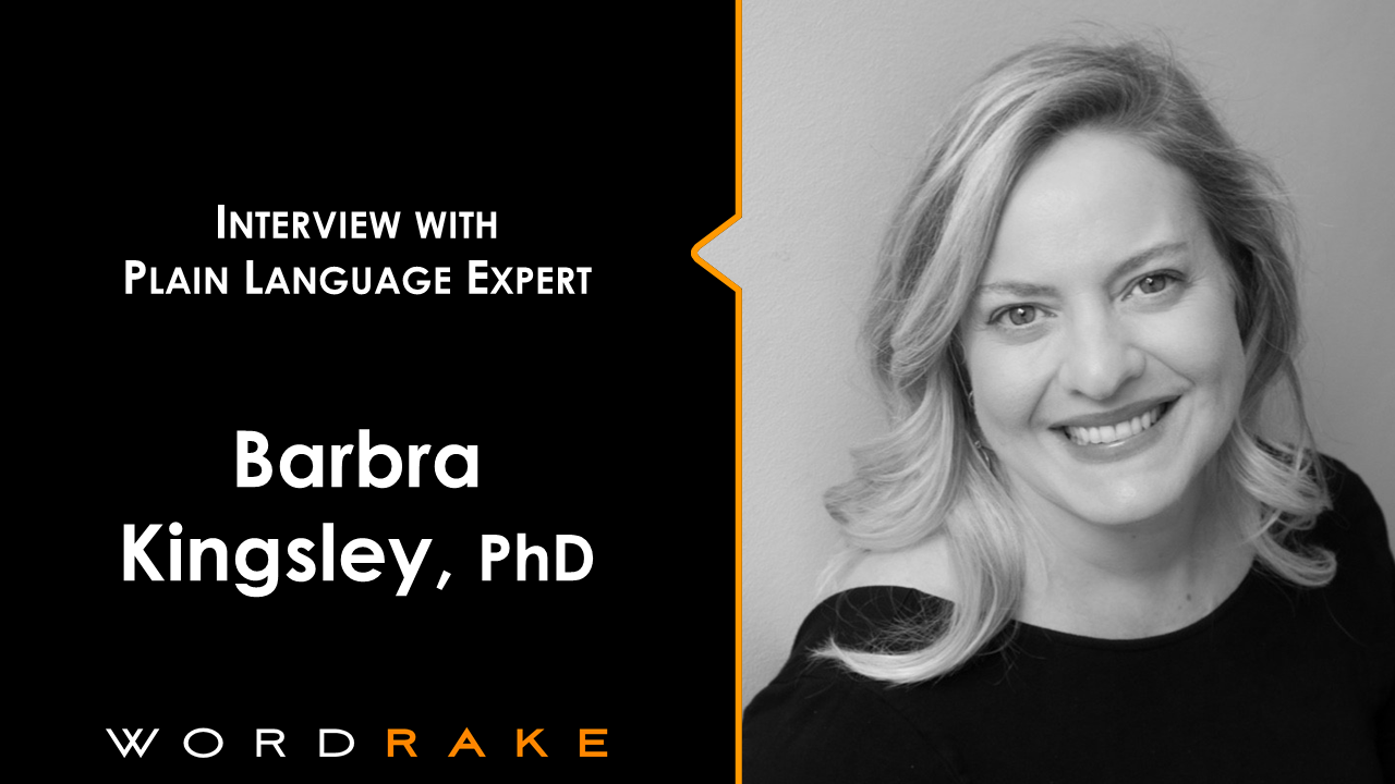 Plain Language Q&A with Barbra Kingsley
