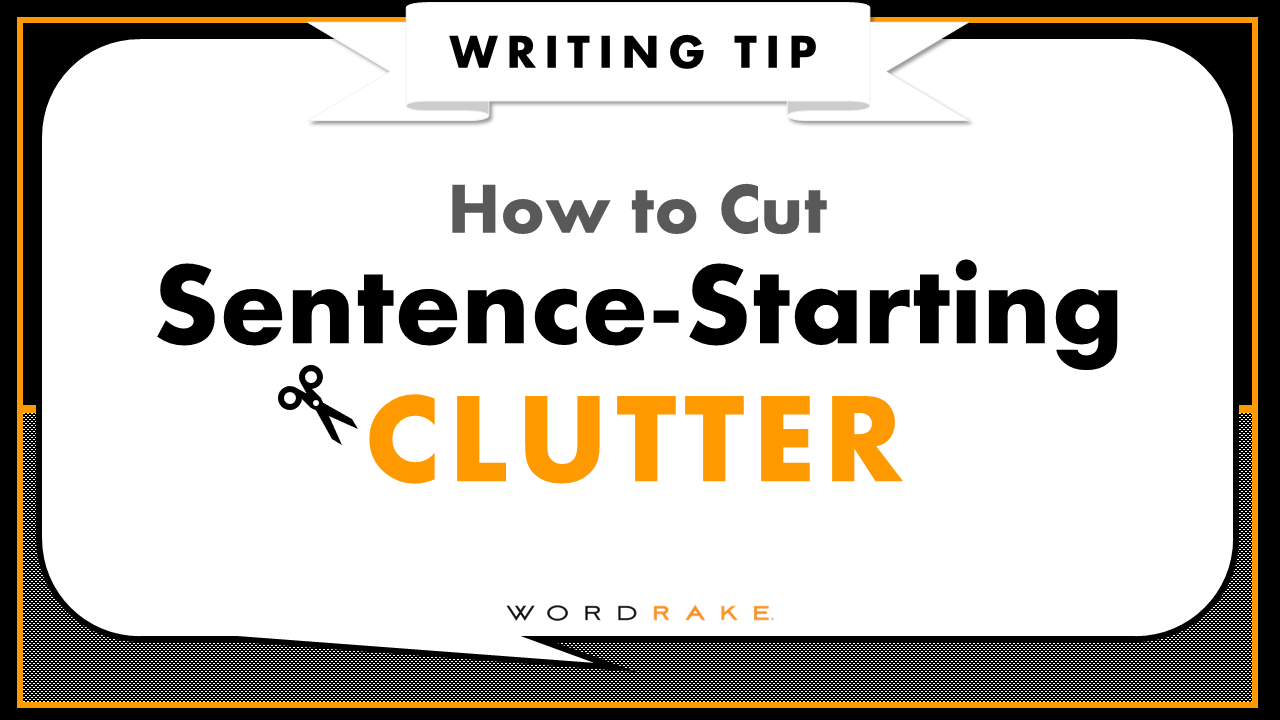 Cut sentence starting clutter8-1-1