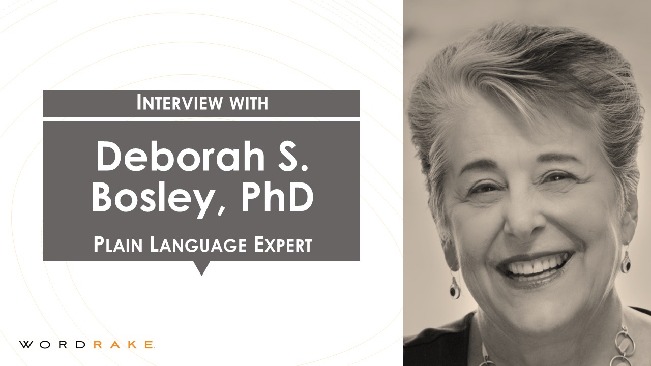 Plain Language Q&A with Deborah S. Bosley, PhD